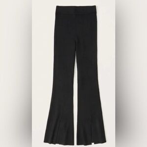 Abercrombie & Fitch heavyweight Ribbed wide leg flare leggings size S